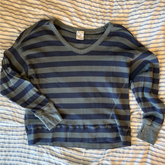 aerie Tops - Aerie stripe long sleeve